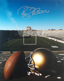 Rocky Bleier Autographed Notre Dame Stadium Photograph
