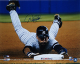 Derek Jeter Autographed Slide Into Third Horizontal Photograph