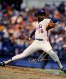 Doc Gooden Mets Pitching Signed in Silver Autographed Photo (H& Signed Collectable)