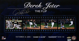 Derek Jeter Autographed 'The Flip' Filmstrip Collage Photograph