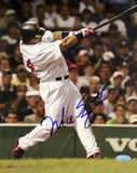 Manny Ramirez Autographed Vertical Swing Photograph