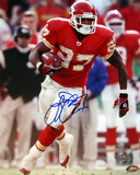 Larry Johnson Autographed Kansas City Chiefs Running Photograph