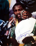 Joe Frazier Autographed Ice Pack Interview Photograph