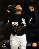 Mark Buehrle Autographed No Hitter 4-18-07 Look Into Sky Photograph