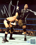 MVP Autographed WWE Action Vertical Photograph