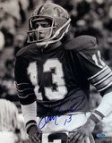 Dan Marino Autographed University Of Pittsburgh Vertical B/W Photograph