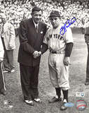Yogi Berra Autographed With Babe Ruth Photograph