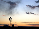 A Windmill in Evening Light in Southeastern Utah
