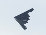 A United States Air Force B-2 Spirit or Stealth Bomber in Flight