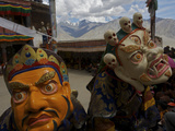 Masked Performers at the Karsha Gustor Festival
