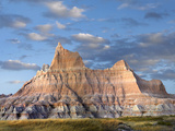 Sandstone Striations and Erosional Features  Badlands National Park  South Dakota