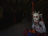 A Masked Performer on Day Two of the Karsha Gustor Festival