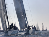 An International Yachting Race Near Victoria  British Columbia