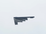A United States Air Force B-2 Spirit or Stealth Bomber in Flight