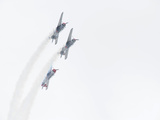 Yak 52Tw Aircraft Fly in Formation