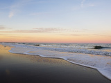 Surf at Sunset Off Fernandina Beach