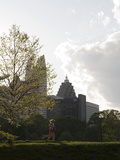 People Exercising in Piedmont Park in Midtown  Atlanta