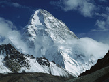 The North Face of K2 from K2 Glacier  2nd Highest Peak in the World  Karakoram  Xinjiang  China