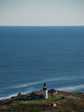 Aerial of the Lighthouse on Seguin Island  Maine