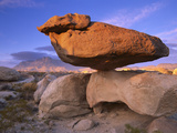 El Capitan and Balanced Rock  Guadalupe Mountains National Park  Texas