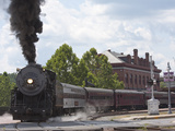 Western Maryland Scenic Railraod 2-8-0 734 Departs the Depot
