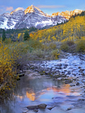 Maroon Bells and Maroon Creek  Colorado