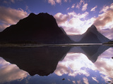 Mitre Peak at Sunset  Milford Sound  Fiordland National Park  New Zealand