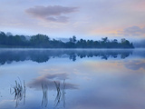 Mist over Lackawanna Lake  Lackawanna State Park  Pennsylvania