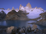 High Granite Spires  Lago De Los Tres and Cerro Fitzroy  Los Glaciares Nat'l Park  Argentina