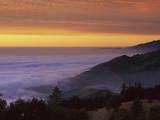 Sunset at Gamboa Point  Big Creek Reserve  Big Sur  California
