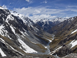 River Descends from Southern Alps to Waimakariri River  Arthur's Pass Nat'l Park  New Zealand