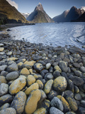 Mitre Peak in Summer  Milford Sound  Fiordland National Park  New Zealand