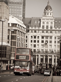 A Double Deck Bus on a London Street