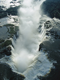 Aerial View over the Iguacu Falls  World's Largest Waterfalls