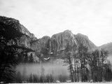 Upper Yosemite Falls on a Full 'Blue' Moon Night