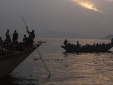 On Lake Kivu  Boats Ferry Traffic to Outer Villages