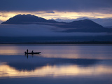 Sport Fishermen on Six Mile Lake at Dawn