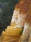 Ochre Quarry of Roussillon  Provence  Southern France