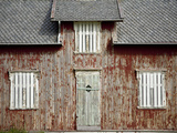 A Weathered  Once Red  Home on the Island of Vaeroya
