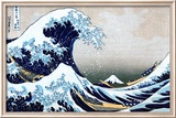The Great Wave at Kanagawa (from 36 views of Mount Fuji)  c1829