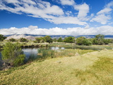 A River Running Through a Pastoral Valley