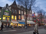 Spui Square on a Winter Evening