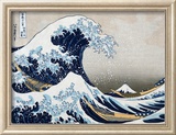 The Great Wave at Kanagawa (from 36 views of Mount Fuji)  c1829