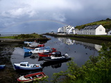 A Rainbow over the Cushendun Harbor