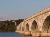 Memorial Bridge Facing Robert E Lee's House and Arlington Cemetery