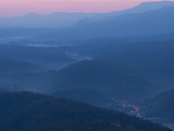 Dawn in the Great Smoky Mountains Overlooking Gatlinburg