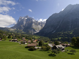The Grindelwald Valley and the Wetterhorn in the Distance