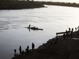 Nyangatom Tribe Village of Kangaten on Both Sides of the Omo River
