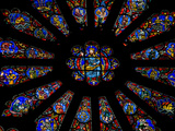 The Northern Rose Stained-Glass Window Has a "Last Judgement" Theme