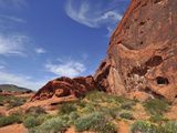 Sandstone Cliffs in the Valley of Fire State Park